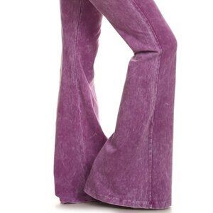 Chatoyant Mineral Wash Bell Bottoms Orchid Medium